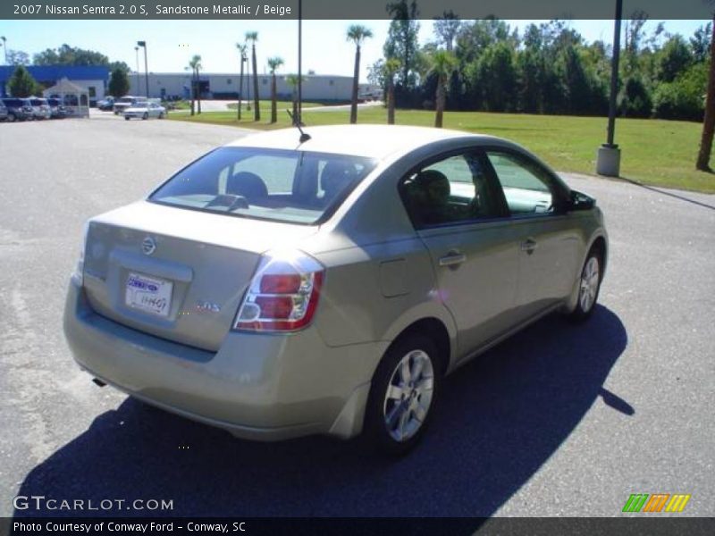 Sandstone Metallic / Beige 2007 Nissan Sentra 2.0 S