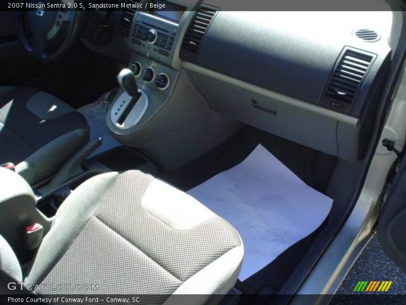 Sandstone Metallic / Beige 2007 Nissan Sentra 2.0 S