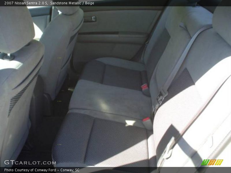 Sandstone Metallic / Beige 2007 Nissan Sentra 2.0 S