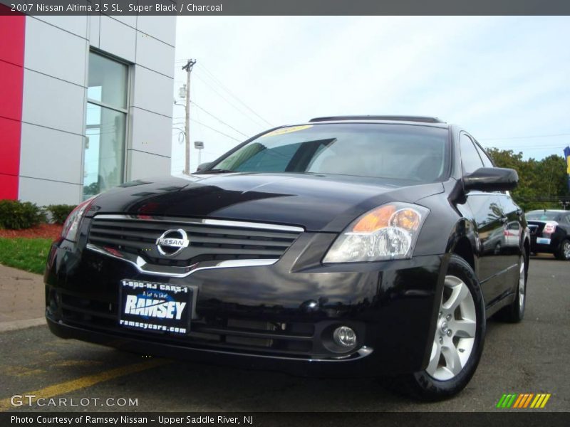 Super Black / Charcoal 2007 Nissan Altima 2.5 SL