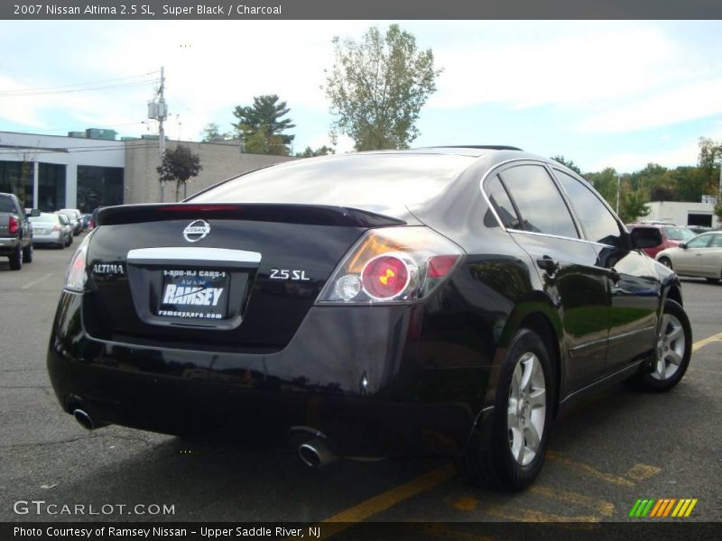Super Black / Charcoal 2007 Nissan Altima 2.5 SL