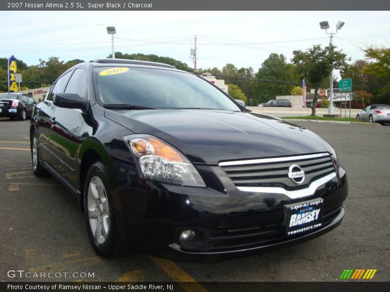 Super Black / Charcoal 2007 Nissan Altima 2.5 SL