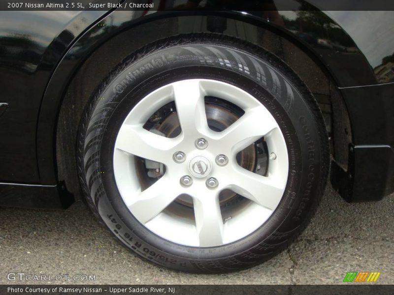 Super Black / Charcoal 2007 Nissan Altima 2.5 SL
