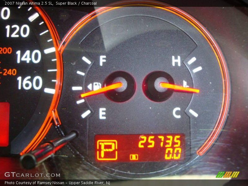 Super Black / Charcoal 2007 Nissan Altima 2.5 SL