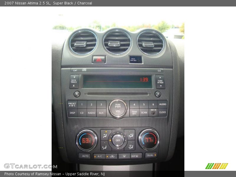 Super Black / Charcoal 2007 Nissan Altima 2.5 SL
