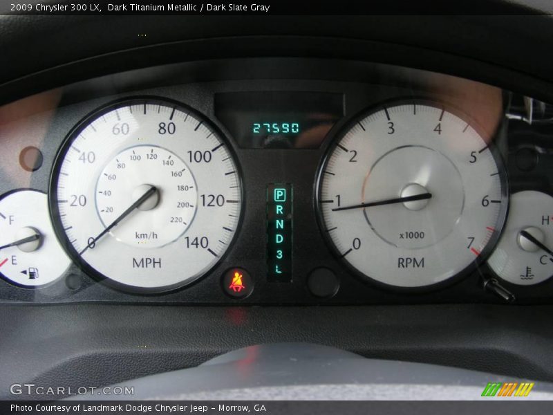 Dark Titanium Metallic / Dark Slate Gray 2009 Chrysler 300 LX