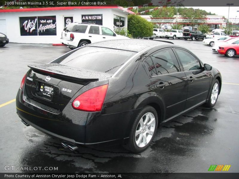 Super Black / Charcoal Black 2008 Nissan Maxima 3.5 SE