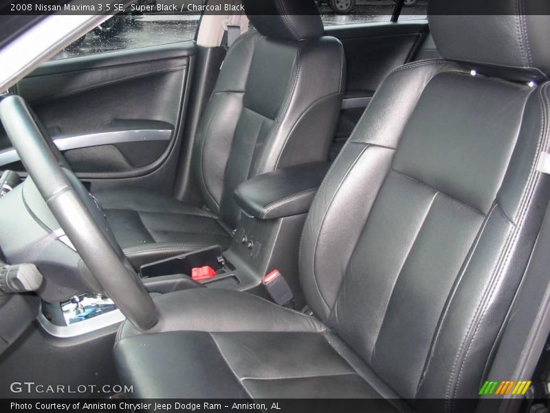 Super Black / Charcoal Black 2008 Nissan Maxima 3.5 SE