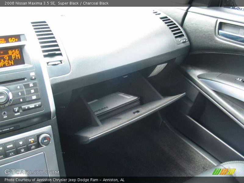 Super Black / Charcoal Black 2008 Nissan Maxima 3.5 SE