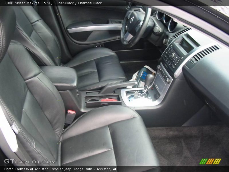 Super Black / Charcoal Black 2008 Nissan Maxima 3.5 SE