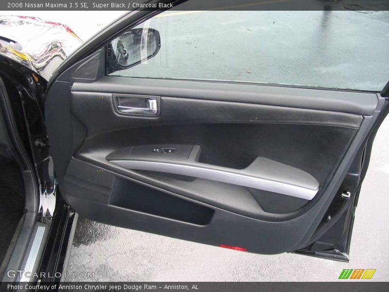 Super Black / Charcoal Black 2008 Nissan Maxima 3.5 SE