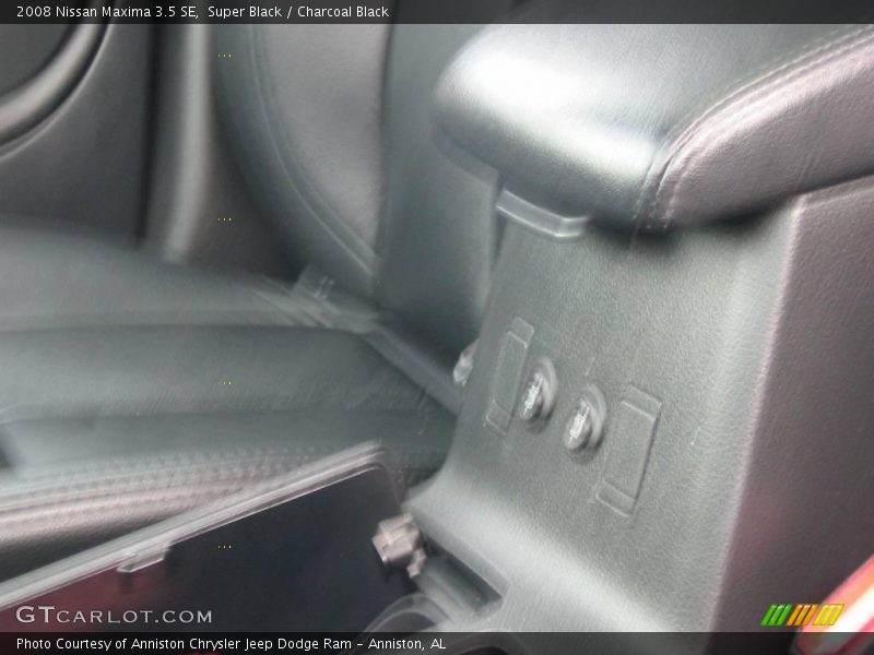Super Black / Charcoal Black 2008 Nissan Maxima 3.5 SE