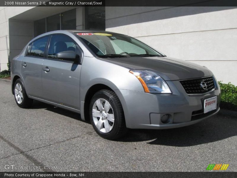 Magnetic Gray / Charcoal/Steel 2008 Nissan Sentra 2.0