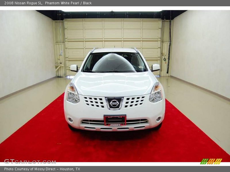 Phantom White Pearl / Black 2008 Nissan Rogue SL