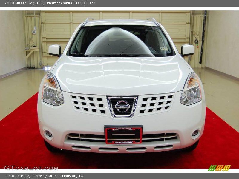 Phantom White Pearl / Black 2008 Nissan Rogue SL