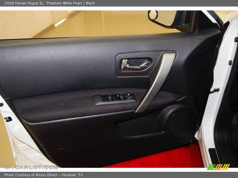Phantom White Pearl / Black 2008 Nissan Rogue SL