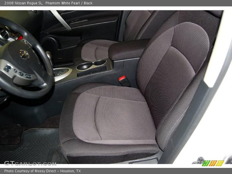 Phantom White Pearl / Black 2008 Nissan Rogue SL