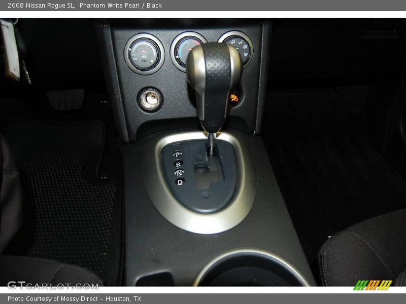 Phantom White Pearl / Black 2008 Nissan Rogue SL