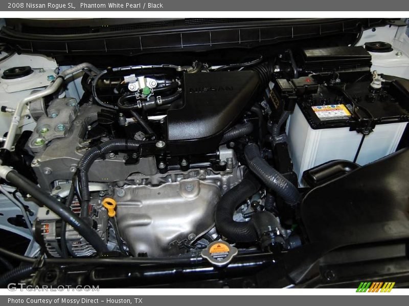 Phantom White Pearl / Black 2008 Nissan Rogue SL