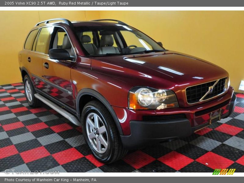 Ruby Red Metallic / Taupe/Light Taupe 2005 Volvo XC90 2.5T AWD