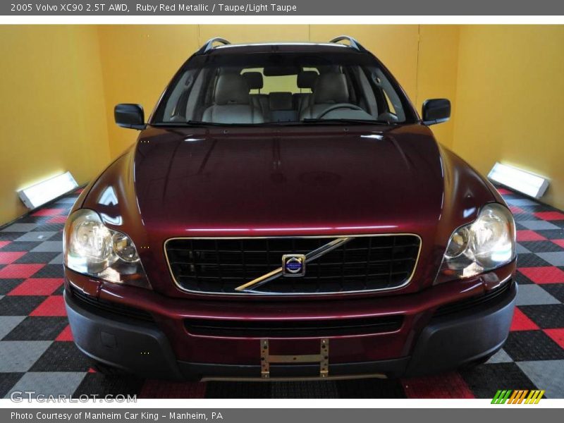 Ruby Red Metallic / Taupe/Light Taupe 2005 Volvo XC90 2.5T AWD