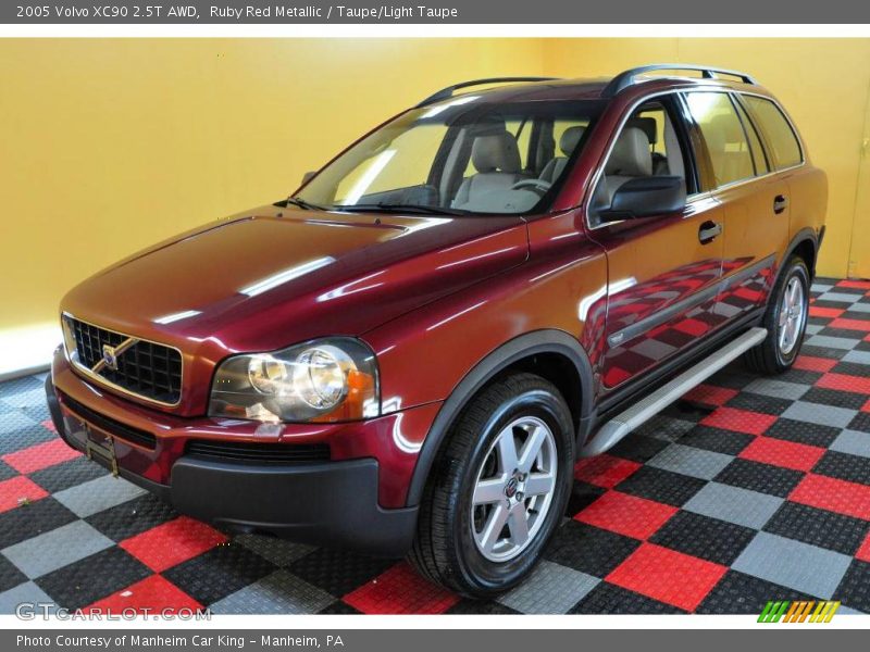 Ruby Red Metallic / Taupe/Light Taupe 2005 Volvo XC90 2.5T AWD