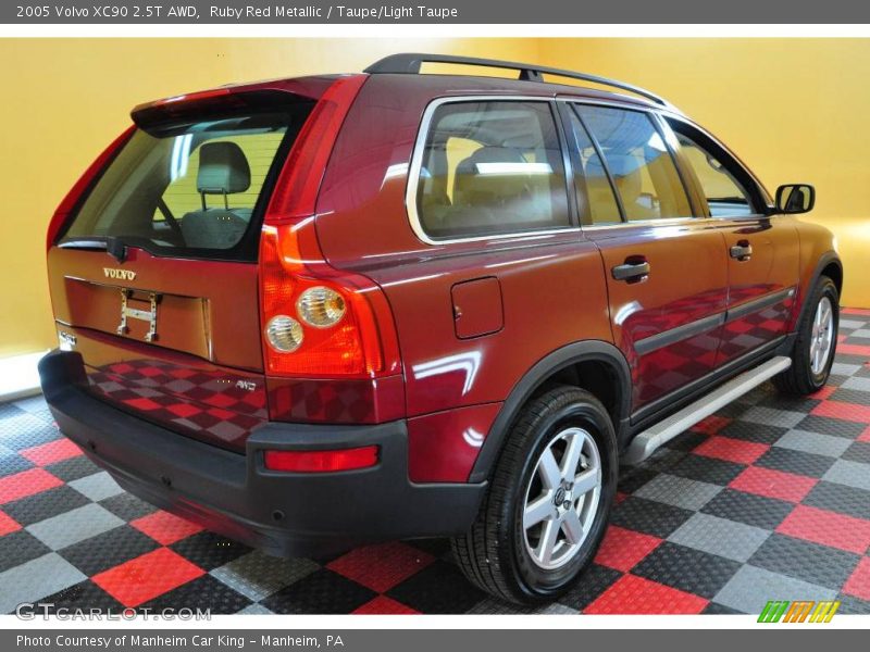 Ruby Red Metallic / Taupe/Light Taupe 2005 Volvo XC90 2.5T AWD