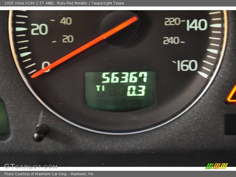 Ruby Red Metallic / Taupe/Light Taupe 2005 Volvo XC90 2.5T AWD