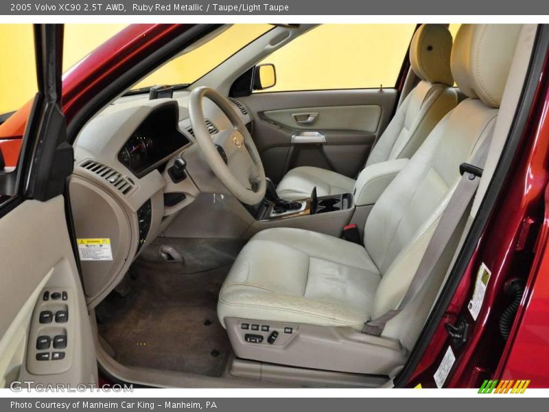 Ruby Red Metallic / Taupe/Light Taupe 2005 Volvo XC90 2.5T AWD