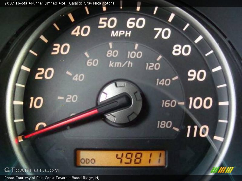 Galactic Gray Mica / Stone 2007 Toyota 4Runner Limited 4x4