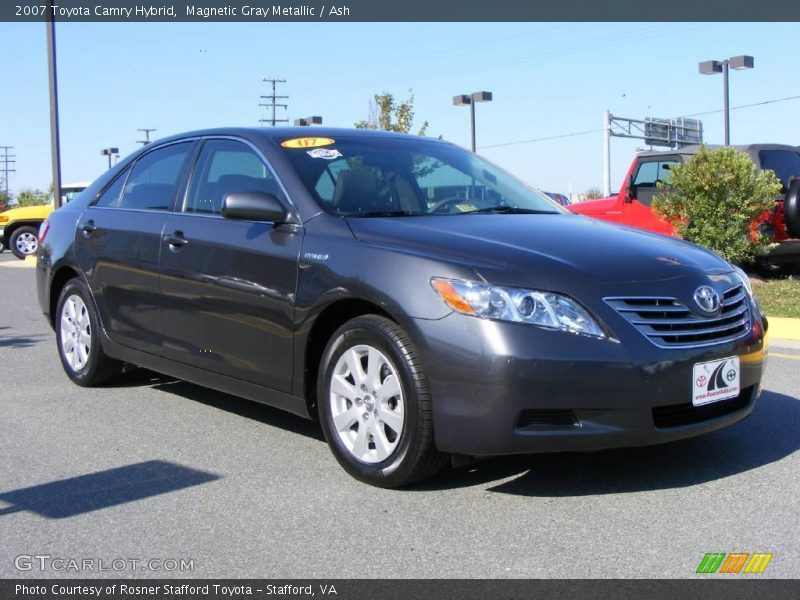 Magnetic Gray Metallic / Ash 2007 Toyota Camry Hybrid