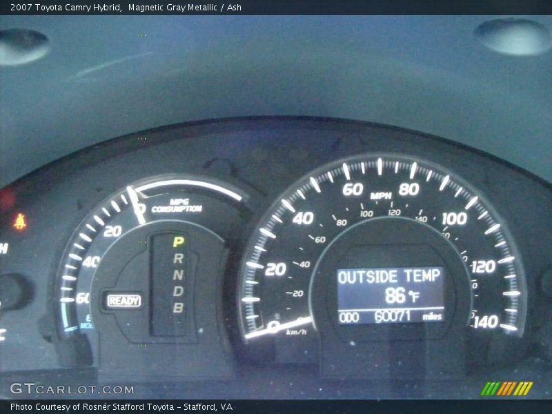 Magnetic Gray Metallic / Ash 2007 Toyota Camry Hybrid