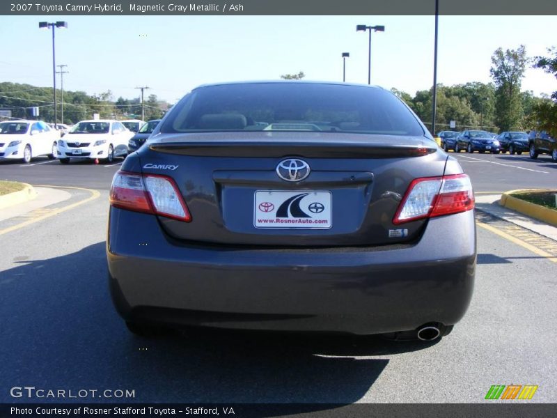 Magnetic Gray Metallic / Ash 2007 Toyota Camry Hybrid