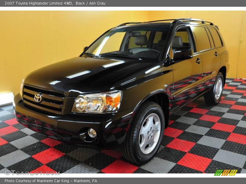 Black / Ash Gray 2007 Toyota Highlander Limited 4WD