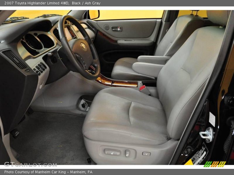Black / Ash Gray 2007 Toyota Highlander Limited 4WD