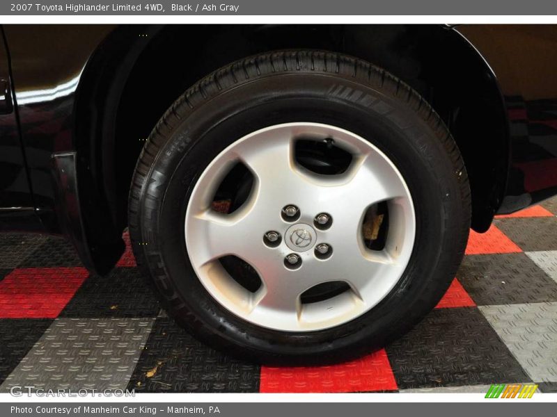 Black / Ash Gray 2007 Toyota Highlander Limited 4WD