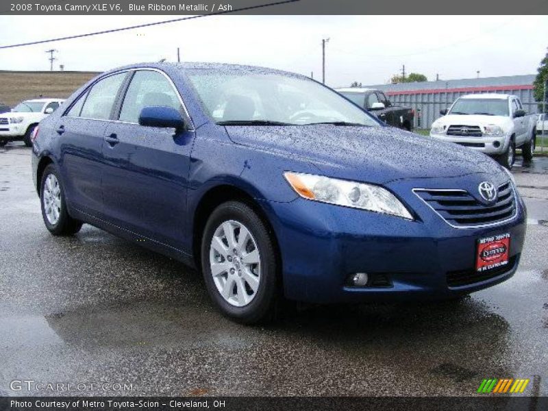 Blue Ribbon Metallic / Ash 2008 Toyota Camry XLE V6