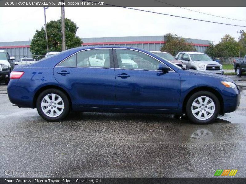 Blue Ribbon Metallic / Ash 2008 Toyota Camry XLE V6