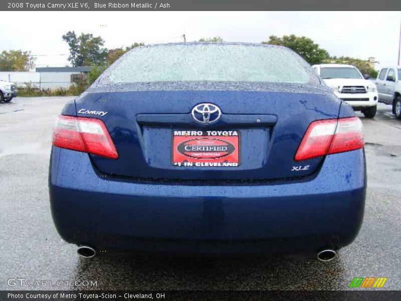 Blue Ribbon Metallic / Ash 2008 Toyota Camry XLE V6