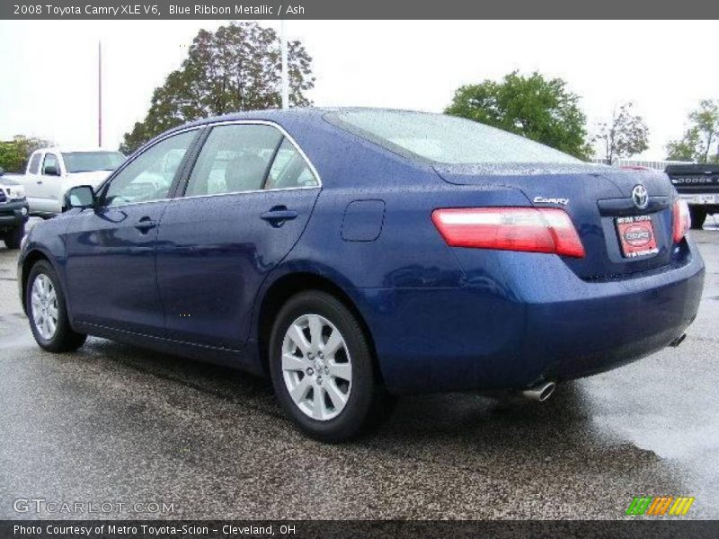 Blue Ribbon Metallic / Ash 2008 Toyota Camry XLE V6