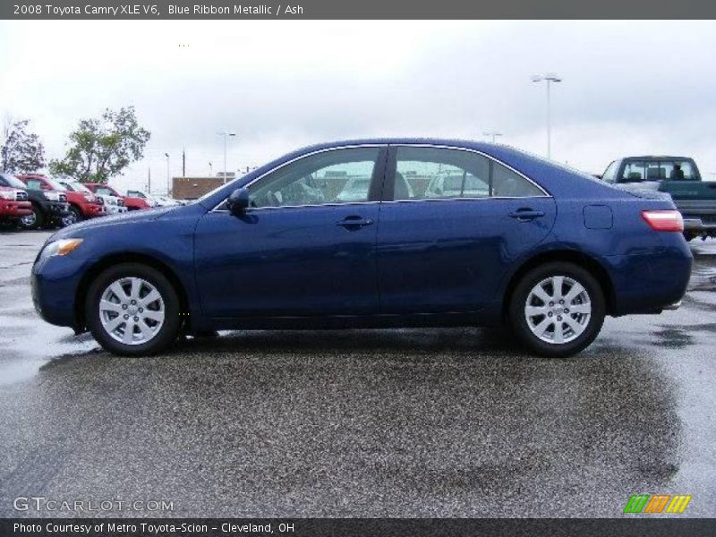Blue Ribbon Metallic / Ash 2008 Toyota Camry XLE V6
