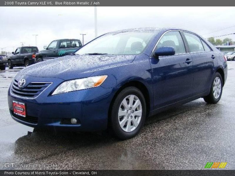 Blue Ribbon Metallic / Ash 2008 Toyota Camry XLE V6