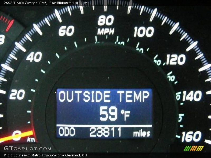 Blue Ribbon Metallic / Ash 2008 Toyota Camry XLE V6