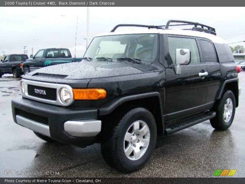 Black Diamond / Dark Charcoal 2008 Toyota FJ Cruiser 4WD