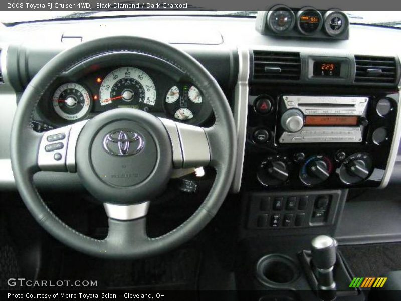 Black Diamond / Dark Charcoal 2008 Toyota FJ Cruiser 4WD