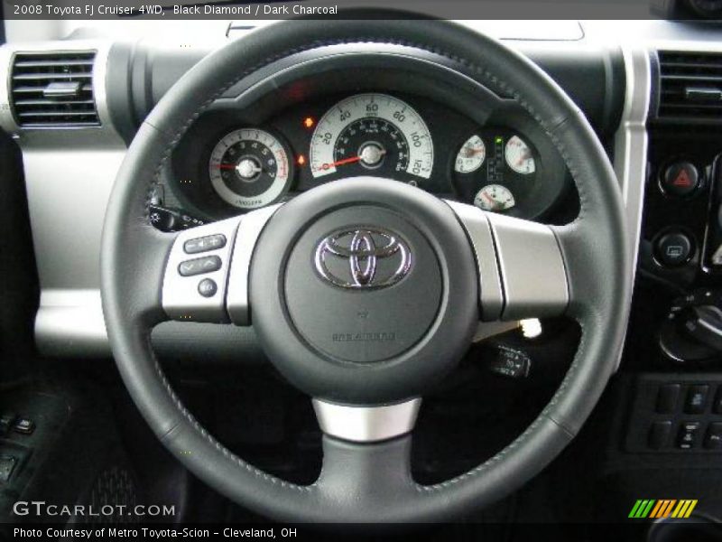 Black Diamond / Dark Charcoal 2008 Toyota FJ Cruiser 4WD