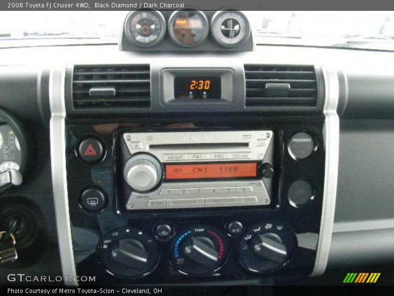 Black Diamond / Dark Charcoal 2008 Toyota FJ Cruiser 4WD