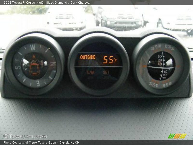 Black Diamond / Dark Charcoal 2008 Toyota FJ Cruiser 4WD