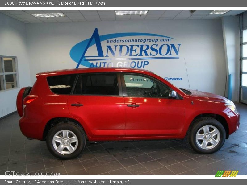 Barcelona Red Pearl / Ash 2008 Toyota RAV4 V6 4WD
