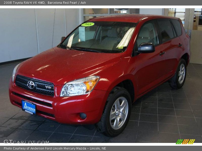 Barcelona Red Pearl / Ash 2008 Toyota RAV4 V6 4WD